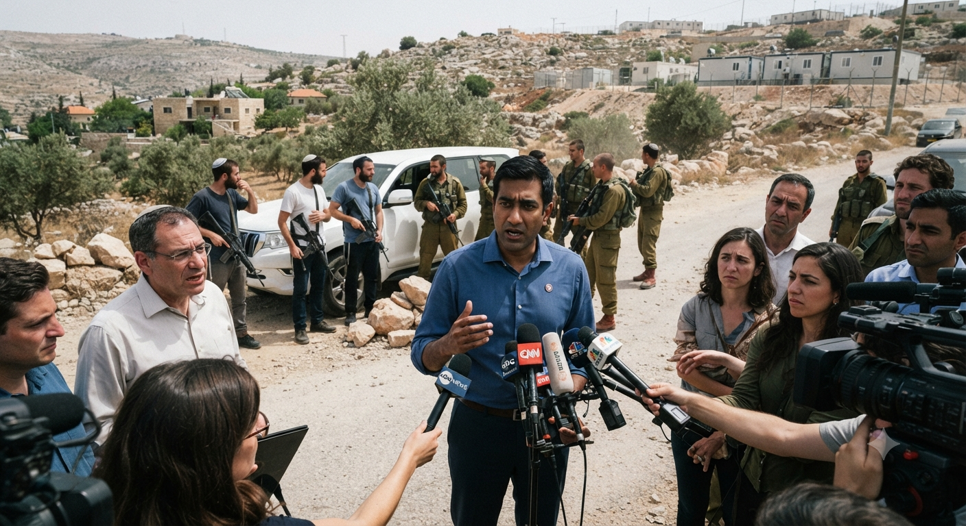 Ro Khanna Says Armed Israeli Settlers Detained US Delegation in West Bank