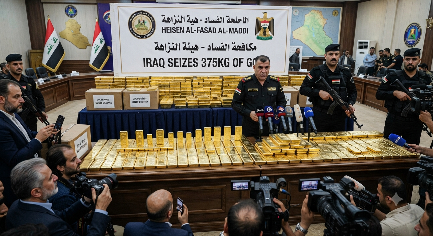 Iraq Seizes 375kg of Gold in Expanding Anti-Corruption Crackdown