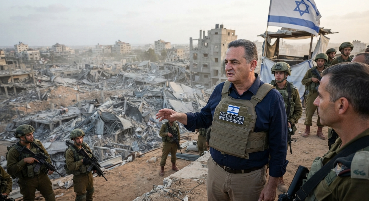Israeli Defense Minister Katz Praises Gaza Destruction During Visit