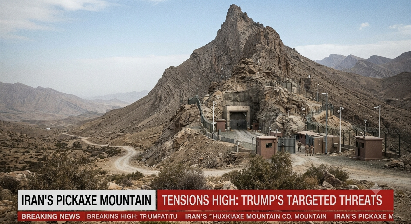 Iran’s Pickaxe Mountain: Secret Nuclear Site Targeted by Trump Threats