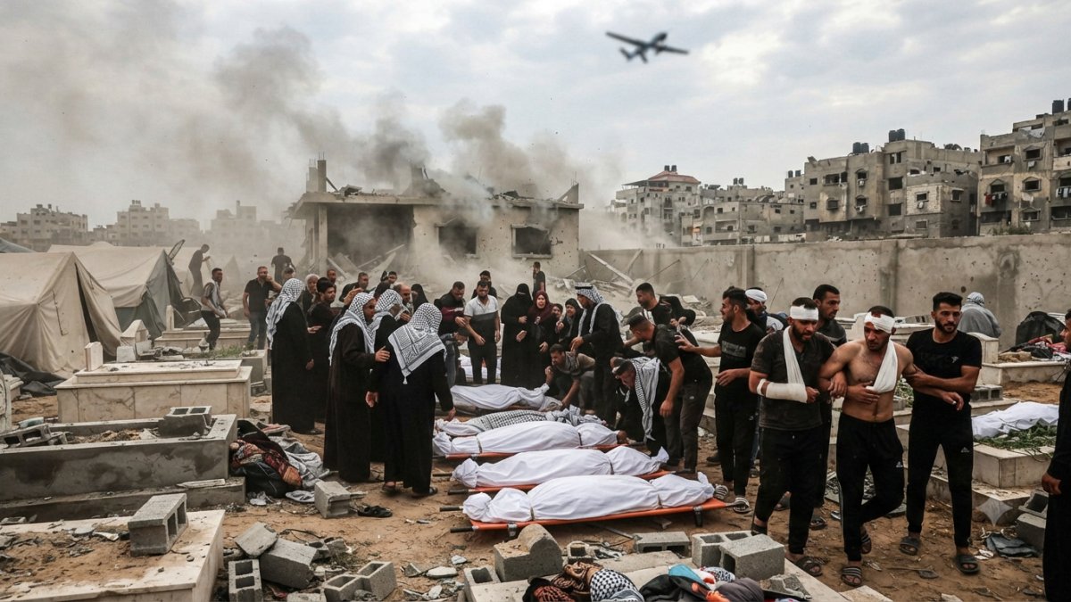 Israeli Drone Strike on Gaza Funeral Gathering Kills 8, Injures 20 Amid Ceasefire Violations