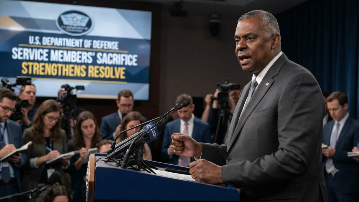 US Defence Secretary Says Deaths of Service Members Strengthen Resolve