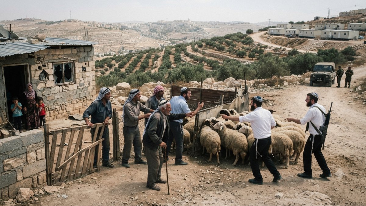 Israeli Settlers Accused of Attacking Palestinian Homes and Stealing Sheep Near Hebron