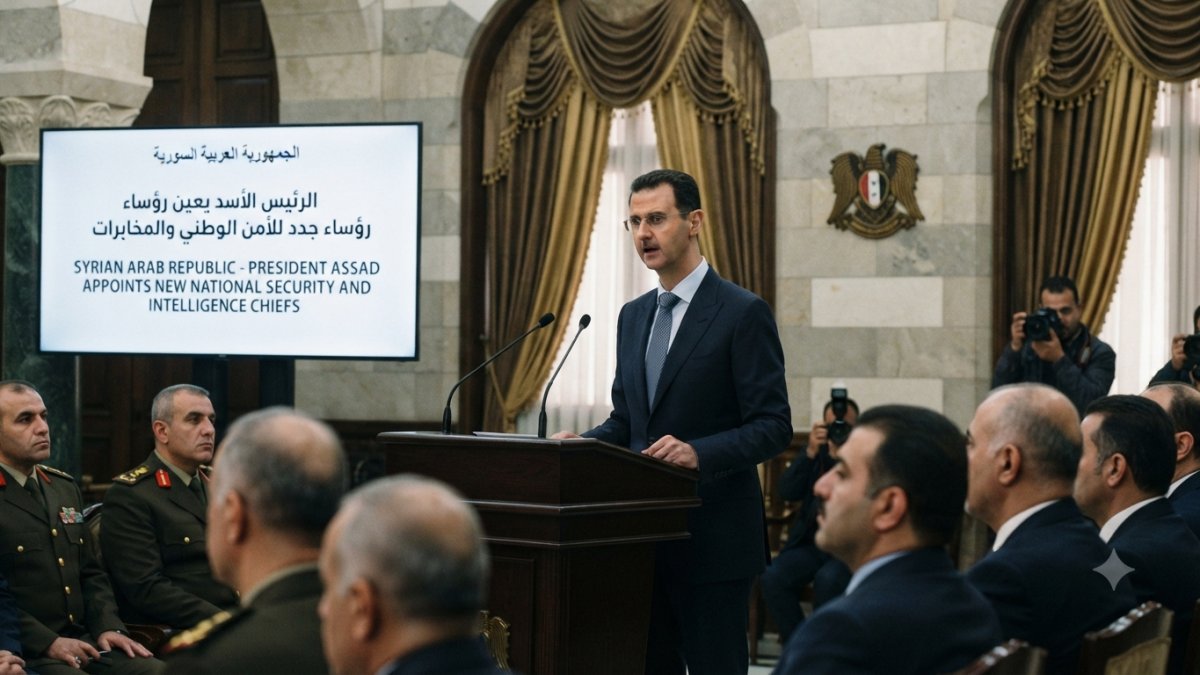 Syrian President Appoints New National Security and Intelligence Chiefs