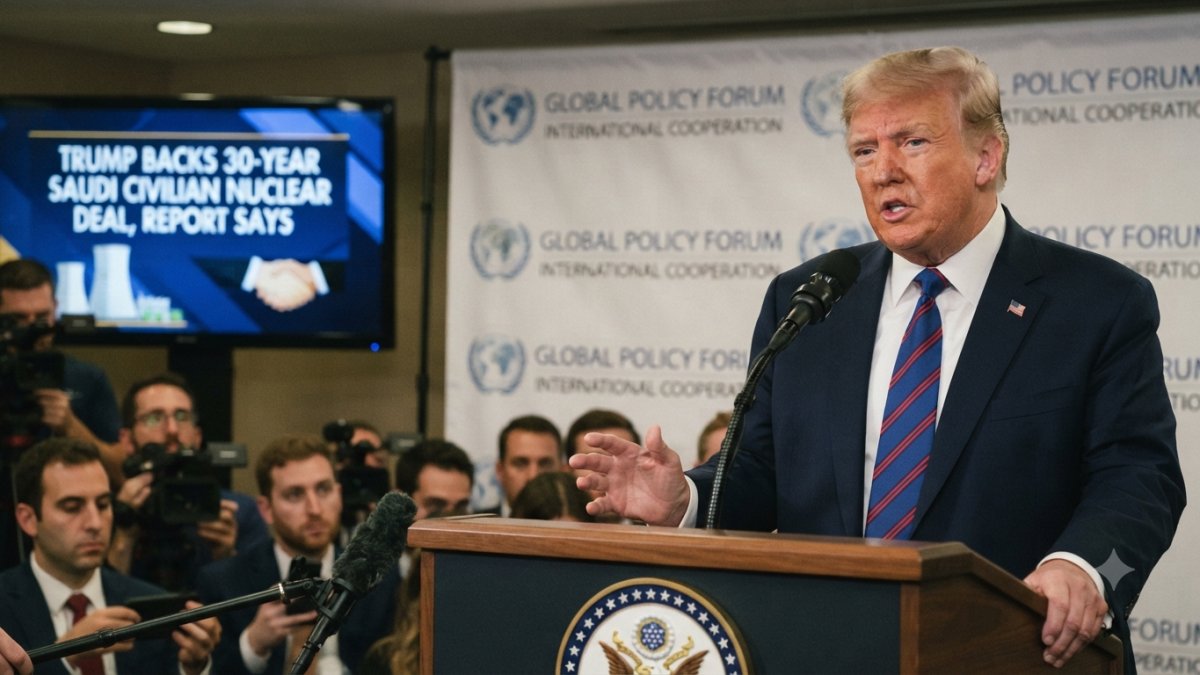 Trump Backs 30-Year Saudi Civilian Nuclear Deal, Report Says