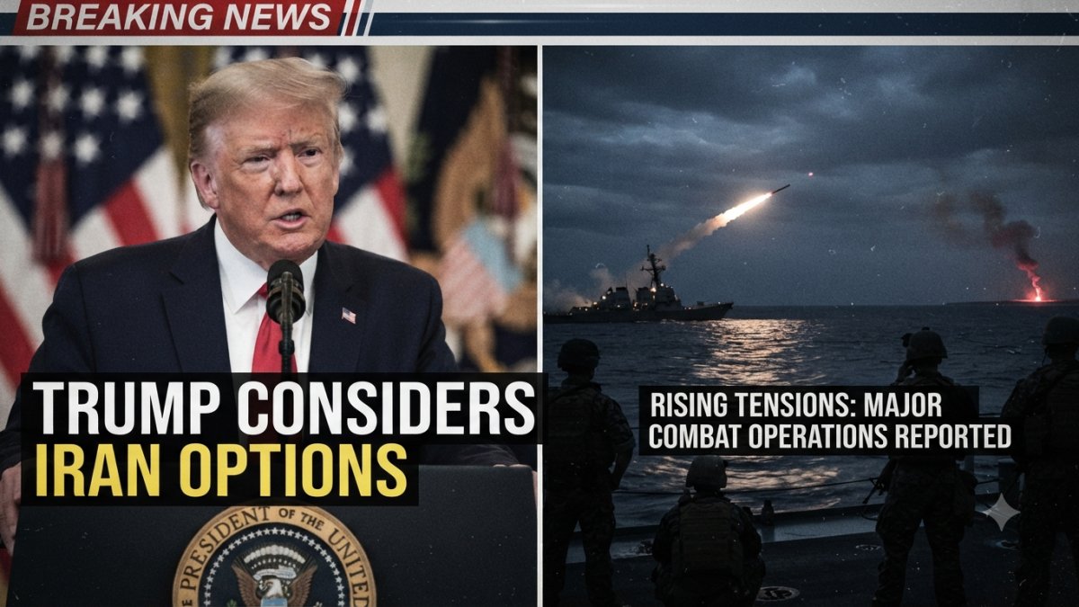Trump Considers Restarting Major Combat Operations in Iran Amid Rising Tensions