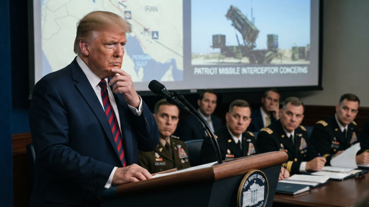 Trump Delays Iran Military Escalation Amid Patriot Missile Interceptor Concerns
