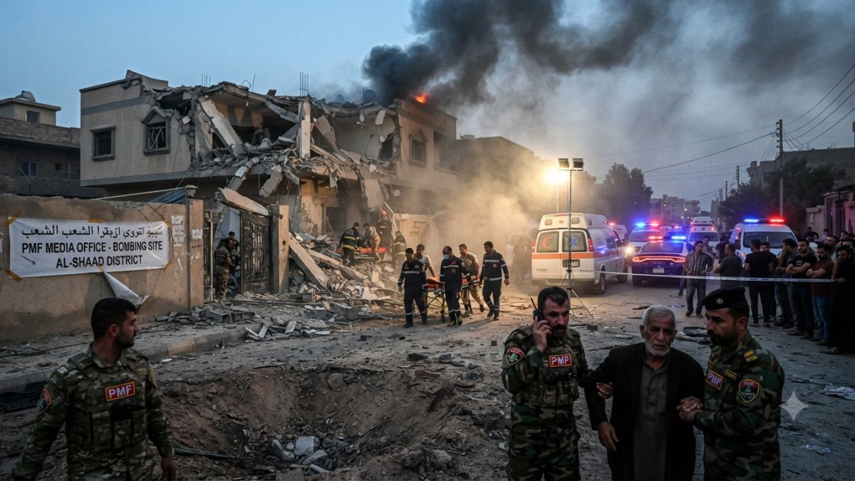 PMF Reports 20 Killed, 32 Wounded in US-Saudi Strikes Across Seven Iraqi Provinces