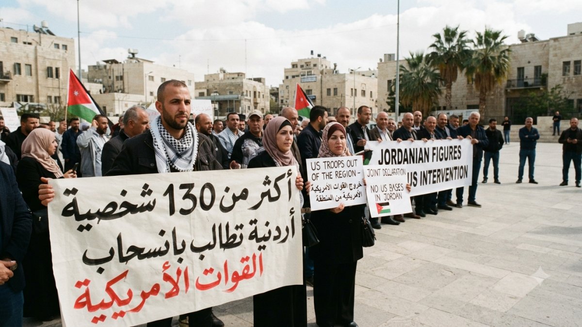 Over 130 Jordanian Figures Call for US Troop Withdrawal Amid Regional Tensions