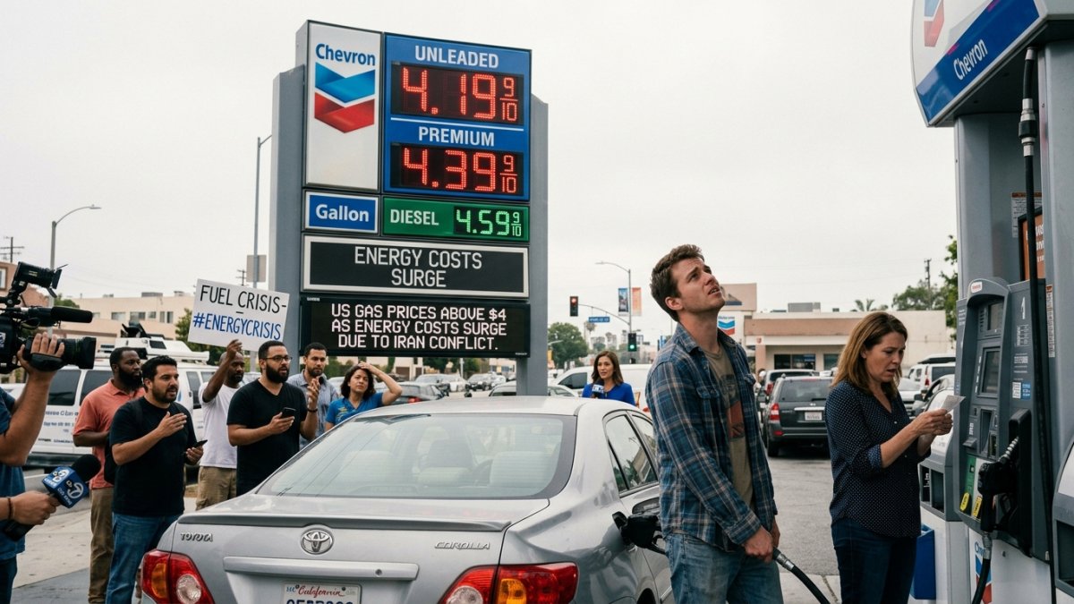 Iran War Pushes US Gas Prices Above $4 as Energy Costs Surge
