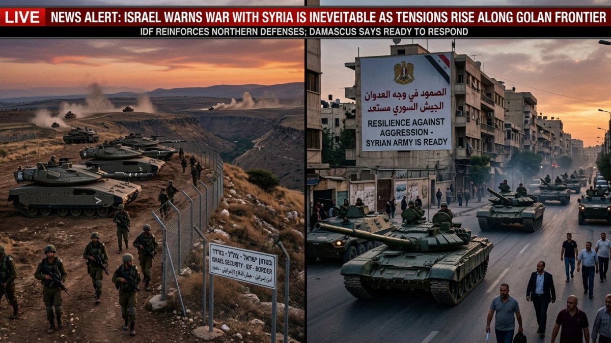 Israel Warns War With Syria Is Inevitable as Tensions Rise
