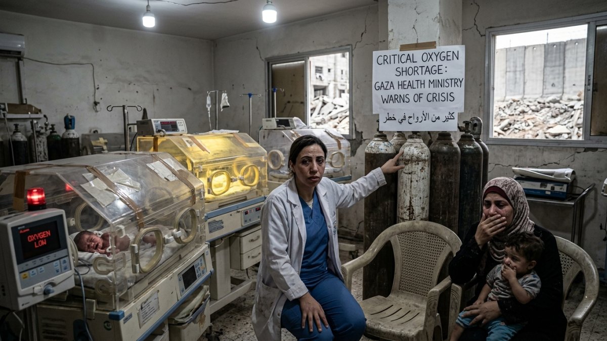 Gaza Oxygen Crisis Threatens Patients and Newborns, Health Ministry Warns