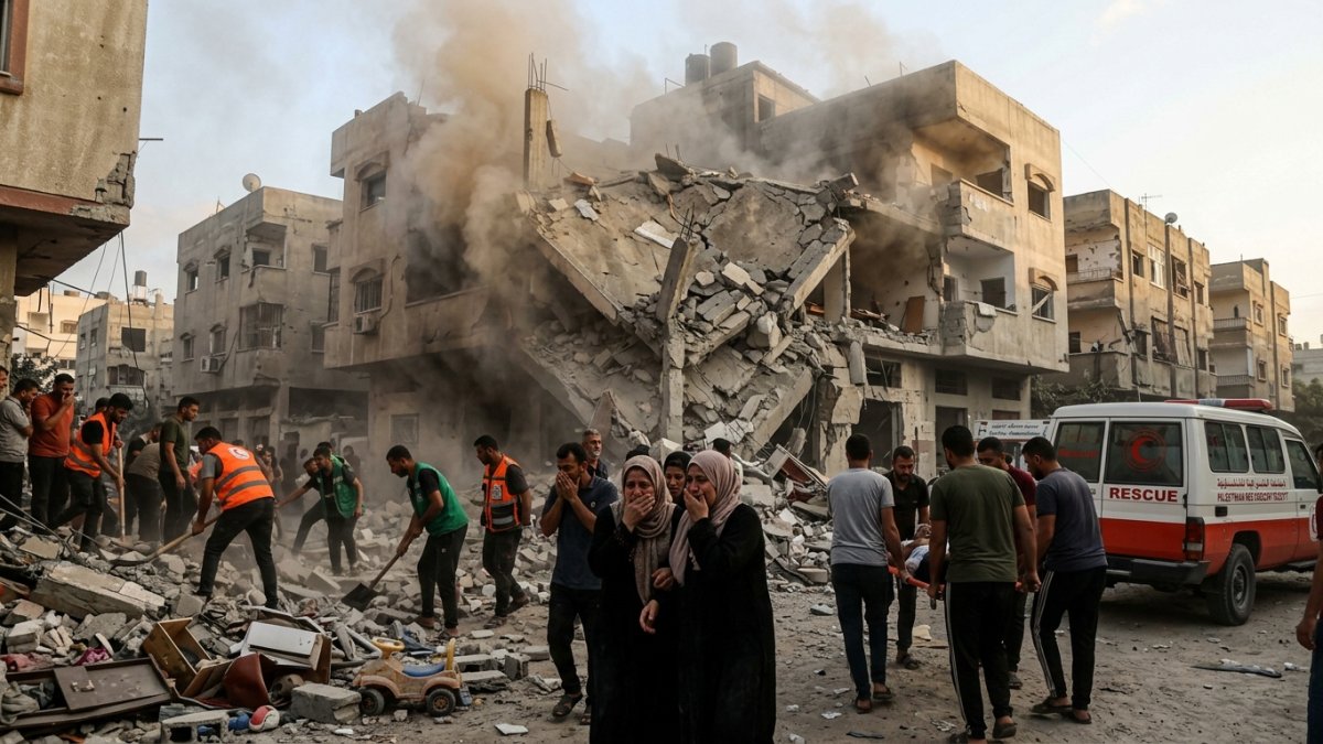 Israeli Air Strike on Gaza City Kills Six, Including a Child