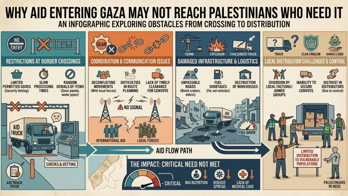 Why Aid Entering Gaza May Not Reach Palestinians Who Need It