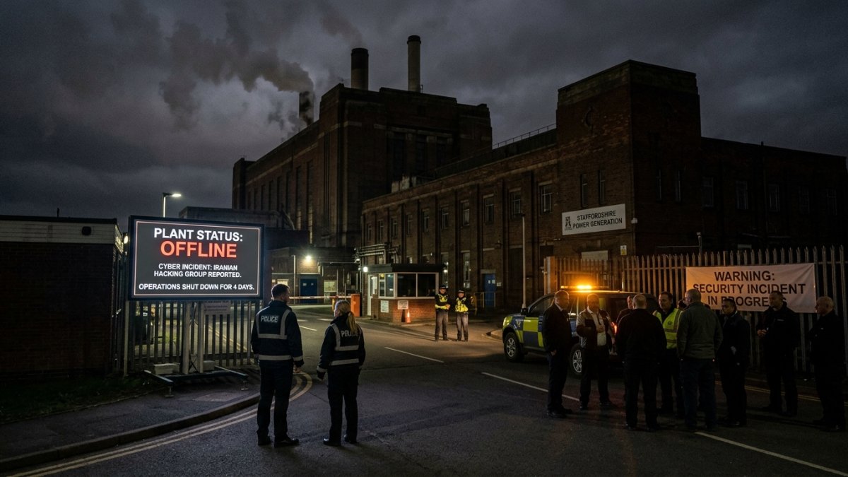 Iranian Hackers Reportedly Shut Down UK Power Plant for Four Days
