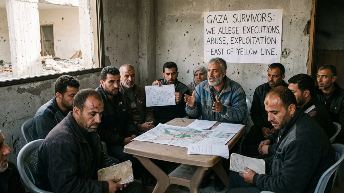Gaza Survivors Allege Executions, Abuse and Exploitation East of Yellow Line
