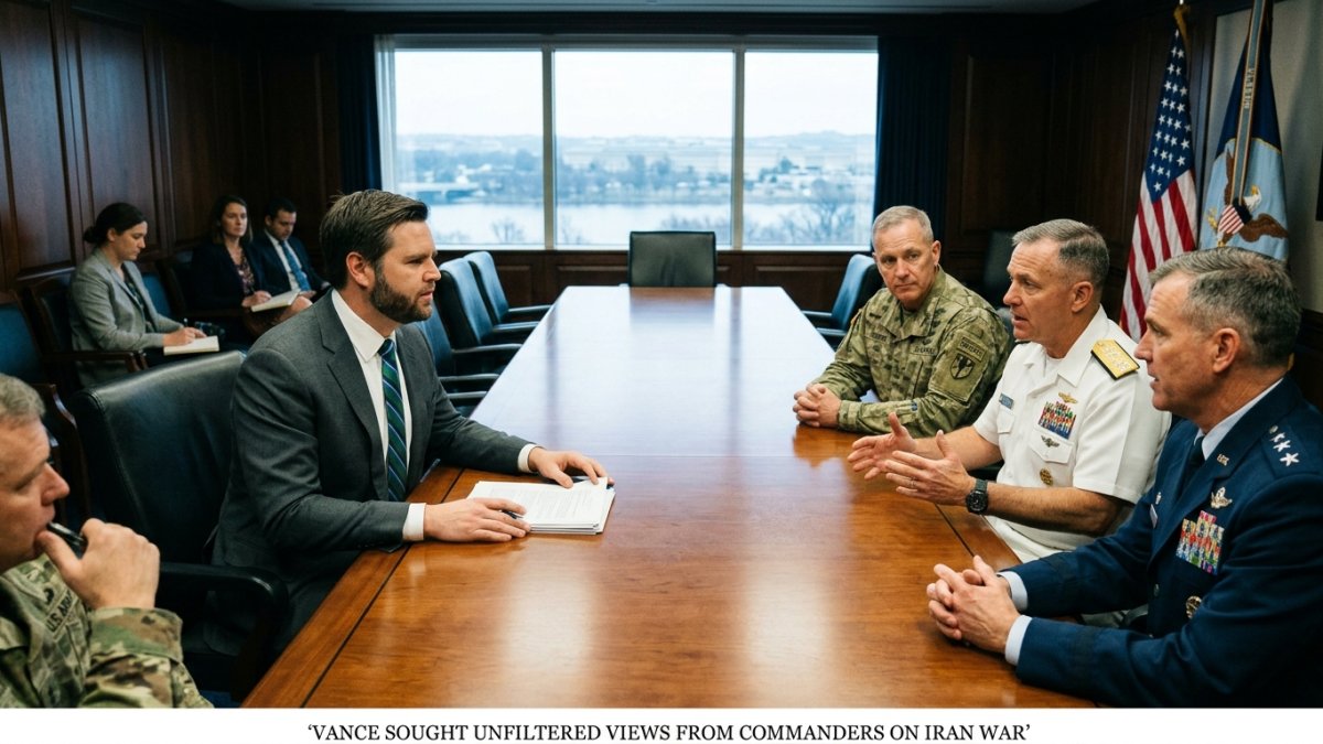 Vance Sought Unfiltered Views From Commanders on Iran War