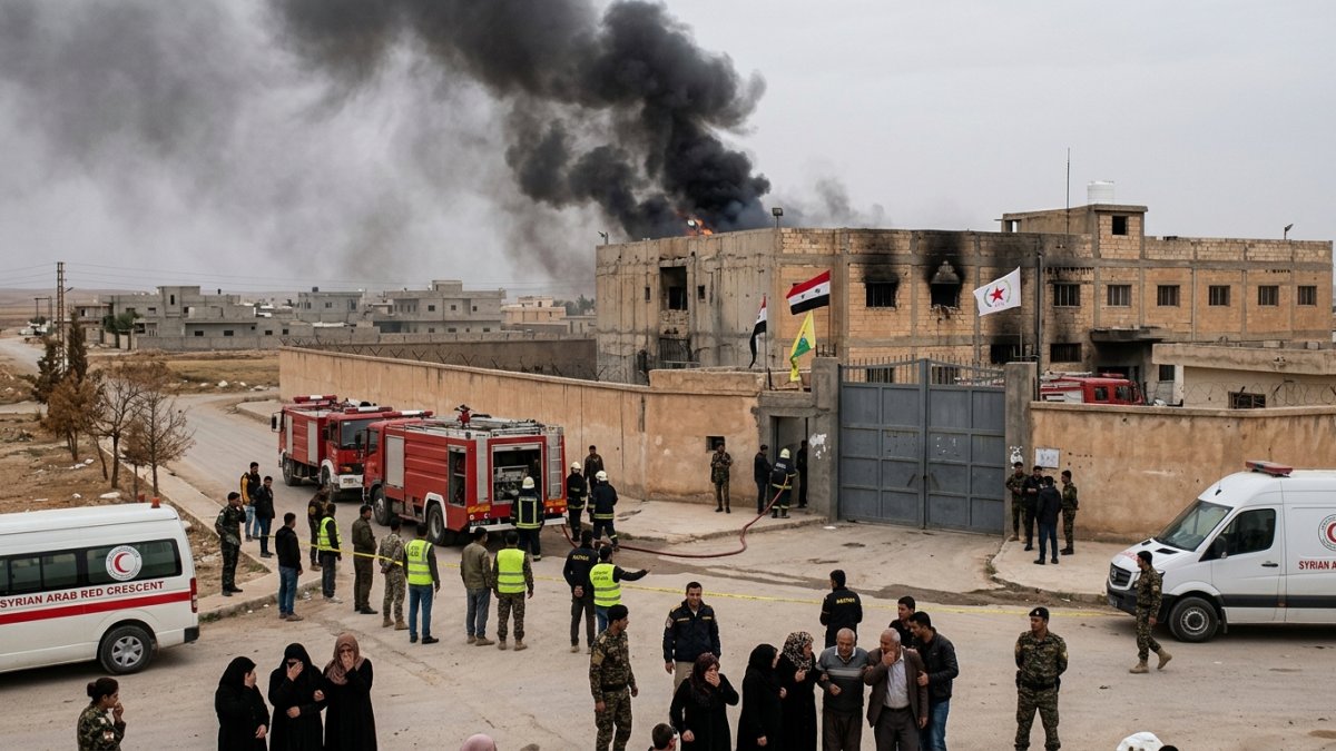 Seven Killed in Kobane Prison Fire Amid Northern Syria Unrest