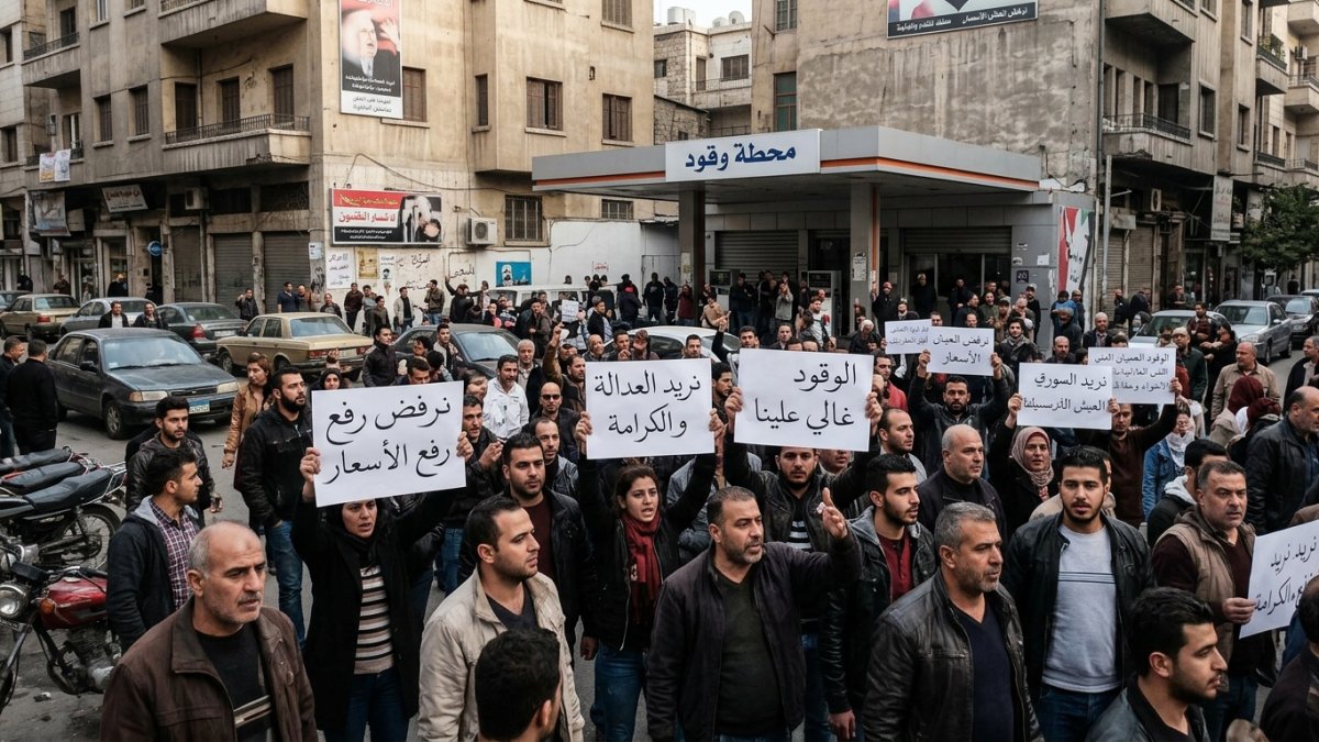 Syria Fuel Price Hikes Trigger Widespread Protests After Assad’s Fall