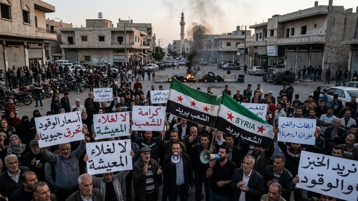 Syria Fuel Price Hikes Deepen Economic Pressure as Protests Spread