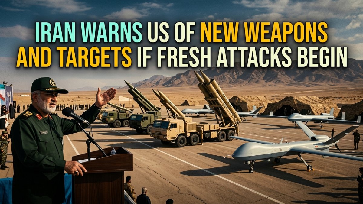 Iran Warns US of New Weapons and Targets if Fresh Attacks Begin