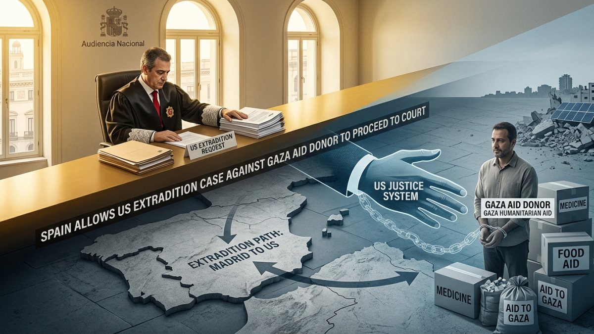 Spain Allows US Extradition Case Against Gaza Aid Donor to Proceed to Court