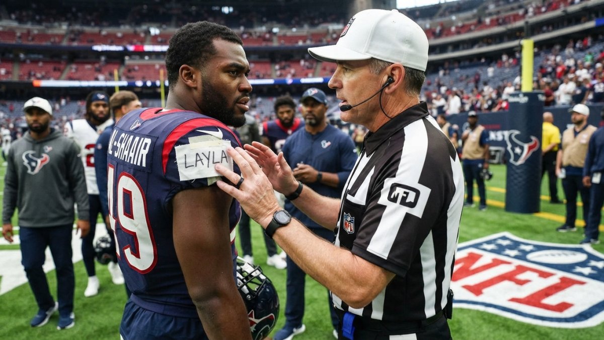 NFL Official Reportedly Told Azeez Al-Shaair to Remove Palestinian Girl’s Name