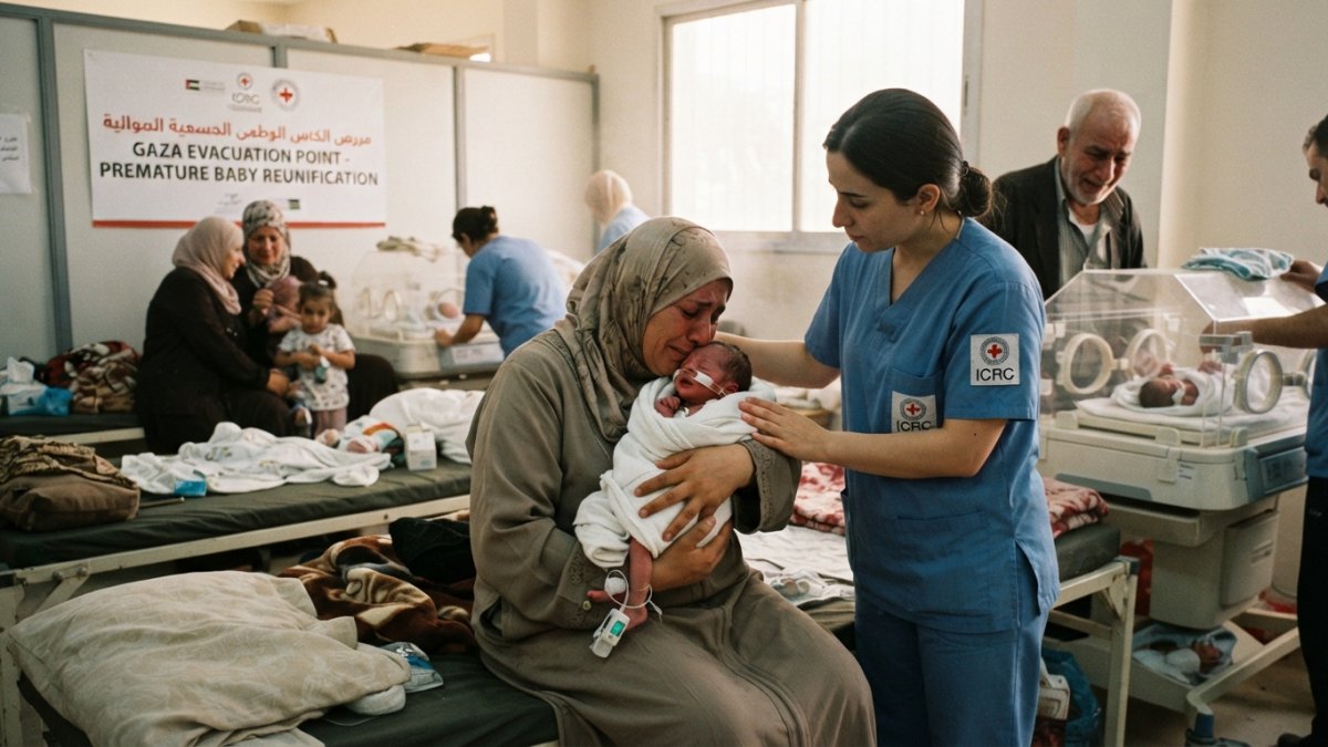 Gaza Children Evacuated as Premature Babies Reunite With Their Families