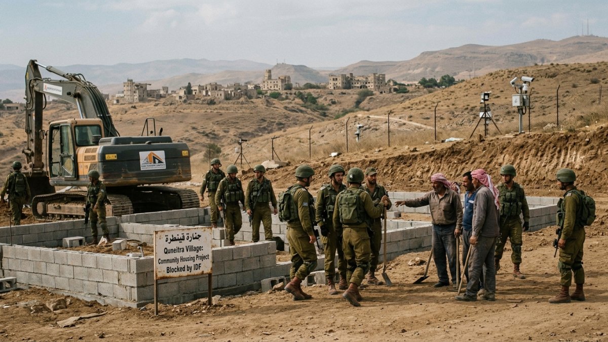 Israeli Forces Enter Quneitra, Block Local Construction Work
