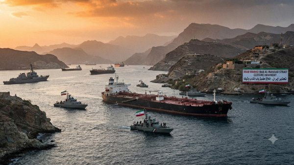 Iran Warns of Bab al-Mandab Strait Closure After Hormuz Blockade Escalation