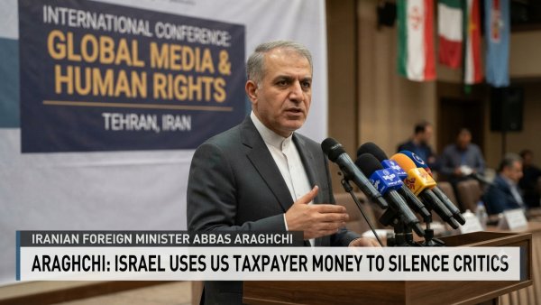 Araghchi Accuses Israel of Using US Funds to Silence Critics