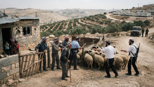 Israeli Settlers Accused of Attacking Palestinian Homes and Stealing Sheep Near Hebron