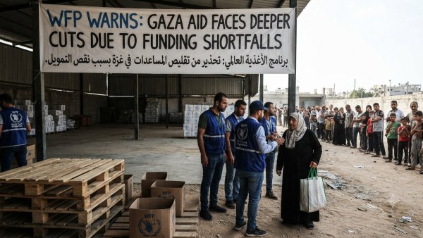 WFP Warns Gaza Aid Faces Deeper Cuts as Donor Fatigue and Funding Shortfalls Grow