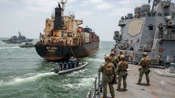 US Central Command Continues Iran Naval Blockade, Intercepts Commercial Ships