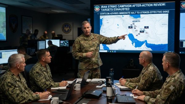 CENTCOM Advised Halt to Iran Strikes After Targets Were Exhausted, Report Says