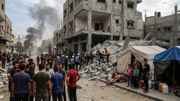Israeli Attacks Kill 14 Palestinians Across Gaza, Including Child in Tent Strike