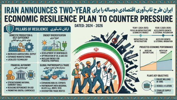 Iran Announces Two-Year Economic Resilience Plan to Counter Pressure
