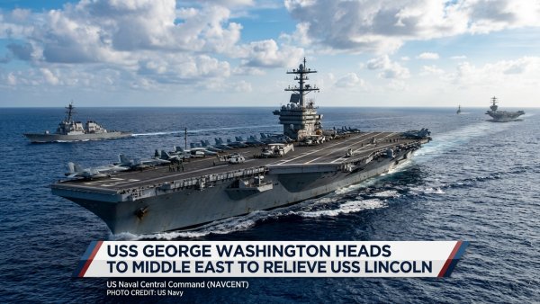 USS George Washington Heads to Middle East to Relieve USS Lincoln