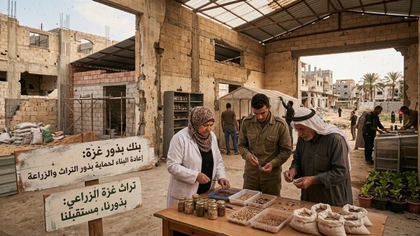 Gaza Seed Bank Rebuilds After War to Protect Heirloom Seeds and Agriculture