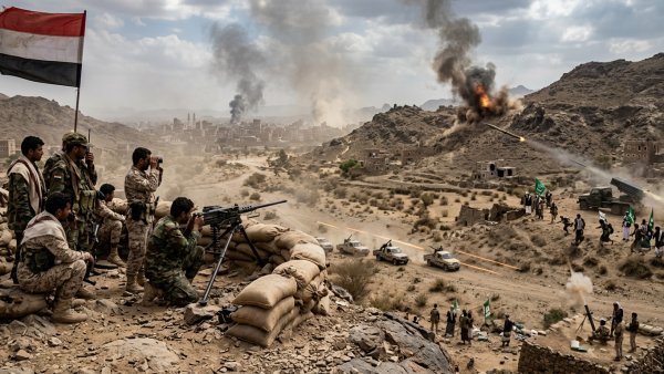 Yemen Slides Back Towards Full-Scale War as Houthis and Government Exchange Attacks
