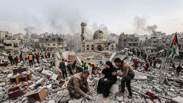 Gaza Media Office Reports 21,500 Children Killed and 1,244 Mosques Targeted