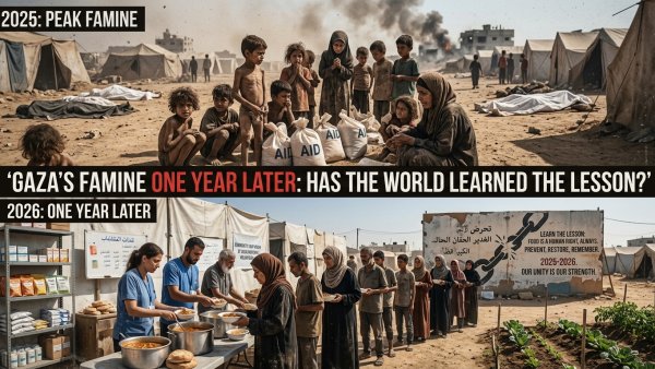 Gaza’s Famine One Year Later: Has the World Learned the Lesson?