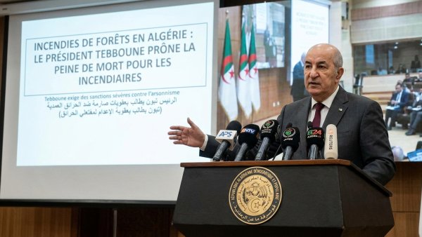 Algeria Wildfires: President Tebboune Seeks Death Penalty for Arson