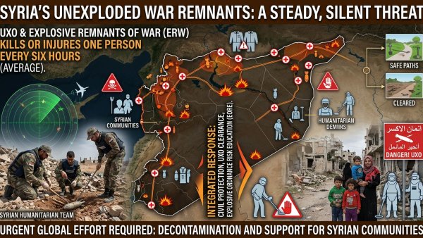 Syria’s Unexploded War Remnants Kill or Injure Someone Every Six Hours