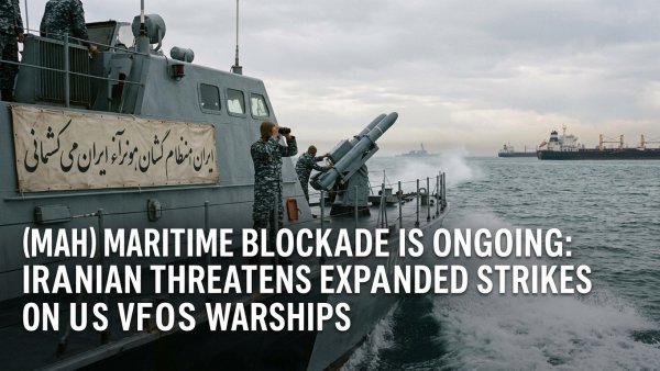 Iran Threatens Expanded Strikes on US Warships as Maritime Blockade Continues