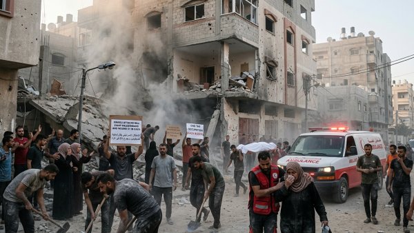 Israeli Attacks Kill Eight Palestinians and Wound 31 in Gaza