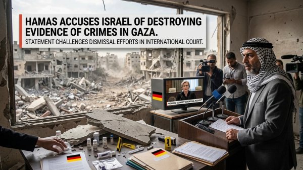 Hamas Accuses Israel of Destroying Evidence of Crimes in Gaza