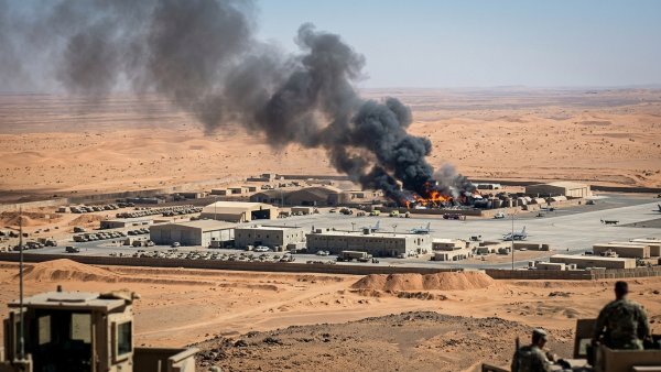 Houthis Claim Missile and Drone Attack on Saudi Sharurah Military Base