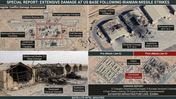 New Images Reveal Extensive Damage to US Military Bases After Iranian Attacks