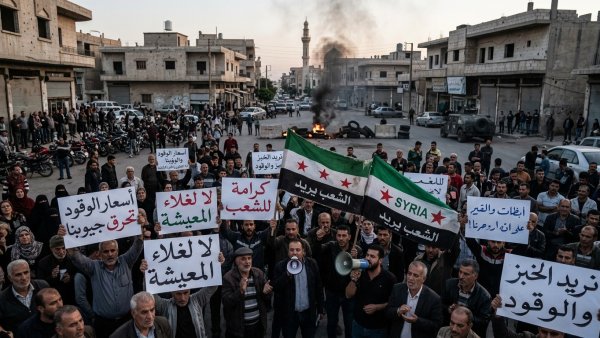 Syria Fuel Price Hikes Deepen Economic Pressure as Protests Spread